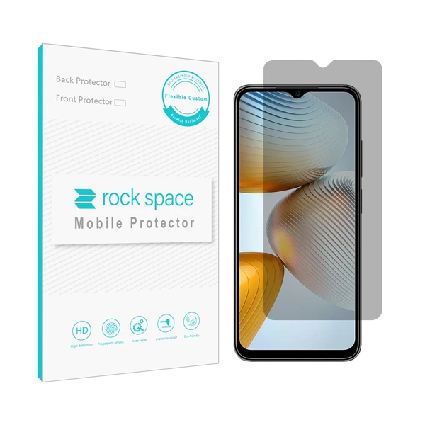 محافظ صفحه نمایش حریم شخصی راک اسپیس مدل HyPRV مناسب برای گوشی موبایل شیائومی Poco M4 5G