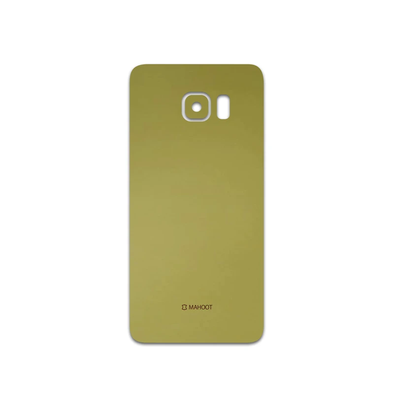 برچسب پوششی ماهوت مدل  Matte-Gold  مناسب برای گوشی موبایل سامسونگ Galaxy S6 Edge Plus