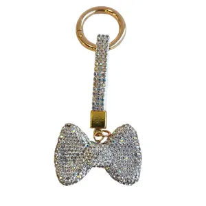 جاکلیدی زنانه مدل پاپیون نگینی