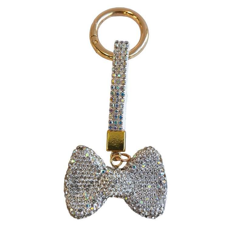 جاکلیدی زنانه مدل پاپیون نگینی جاکلیدی زنانه مدل پاپیون نگینی