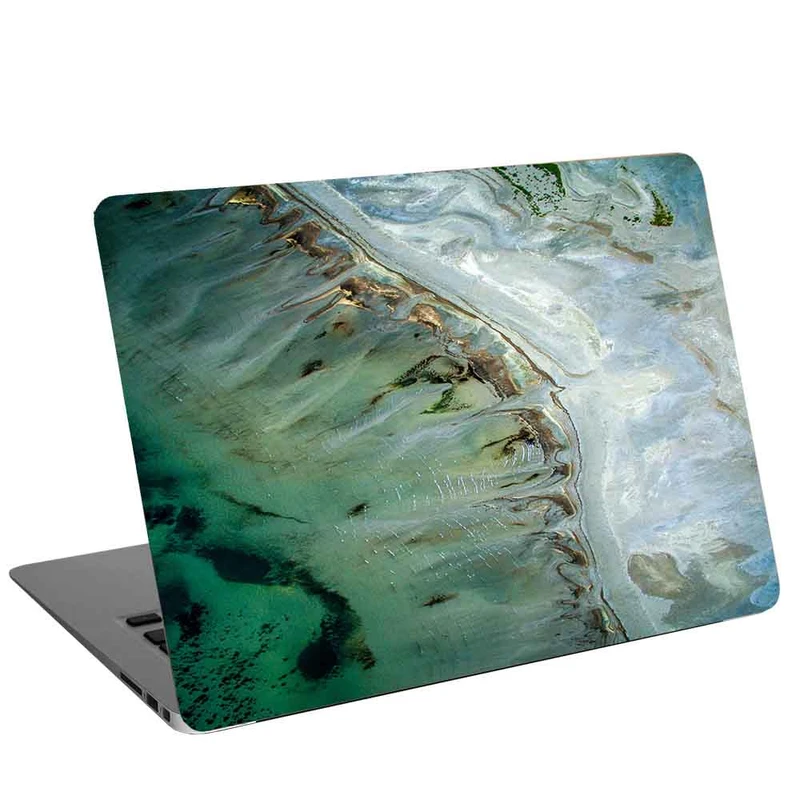 استیکر لپ تاپ طرح beach marble کد cl-100 مناسب برای لپ تاپ 15.6 اینچ