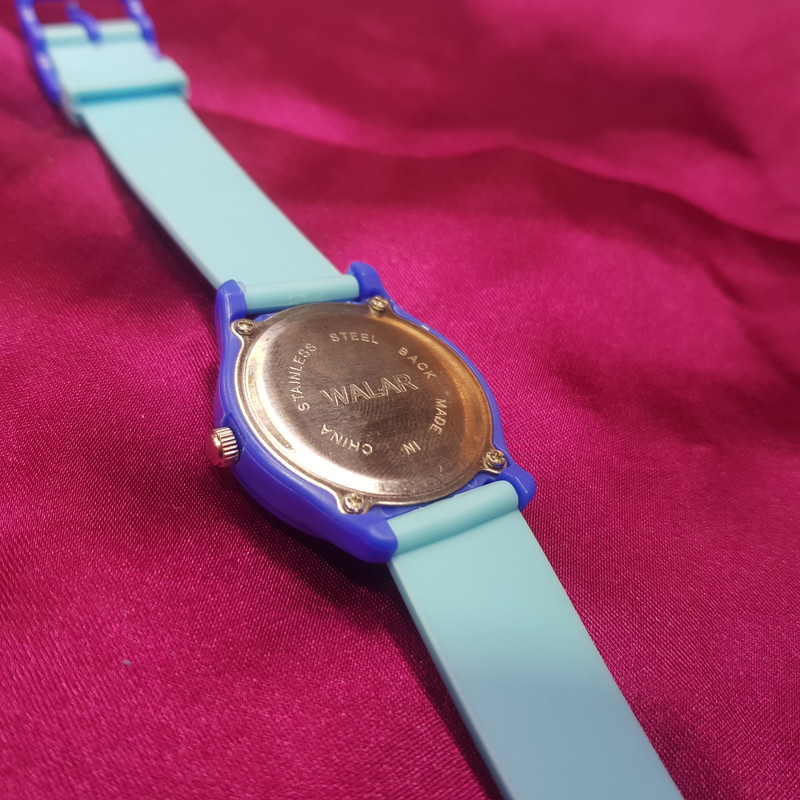 ساعت مچی عقربه ای بچگانه والار مدل ضدآب طرح هواپیما کد17