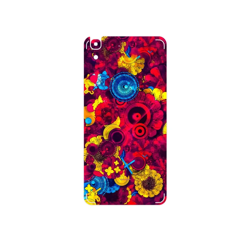 برچسب پوششی ماهوت مدل Vector Flower Garden Digital Art مناسب برای گوشی موبایل هوآوی Y6 2015