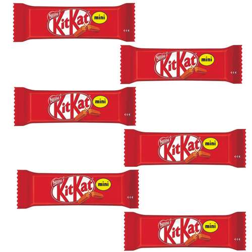 کیت کت دو تکه نستله - 17 گرم بسته 6 عددی