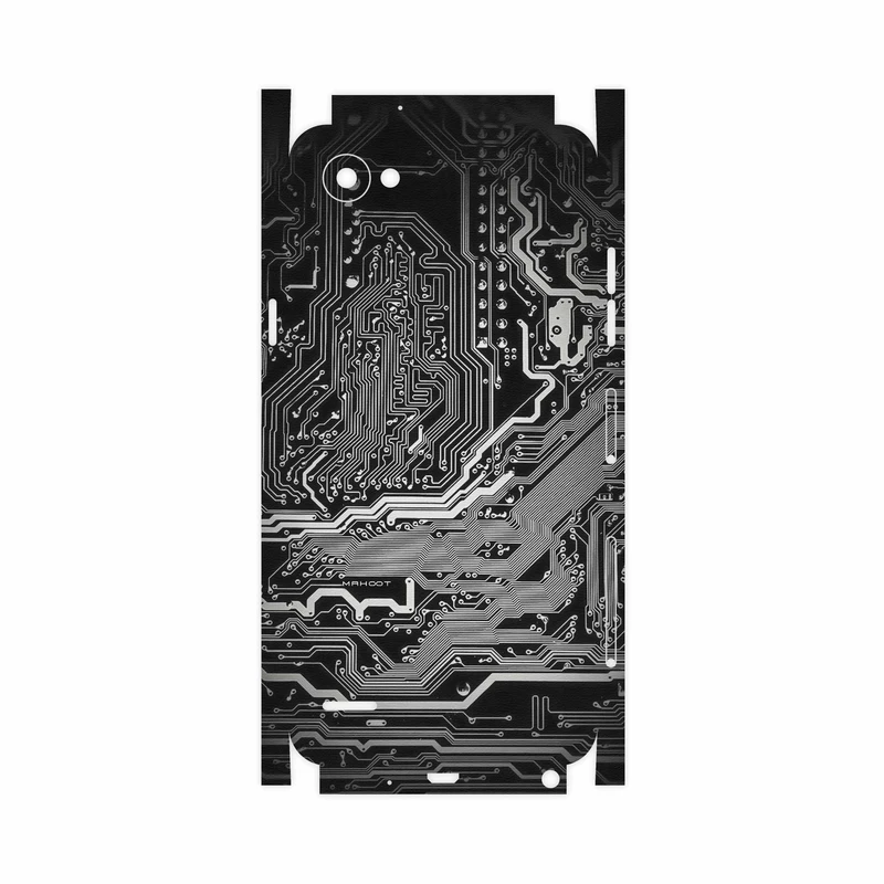 برچسب پوششی ماهوت مدل Black Printed Circuit Board-FullSkin مناسب برای گوشی موبایل ال جی Q6