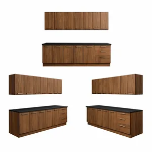 کابینت آشپزخانه زمینی/دیواری 7 در مدل بلوط