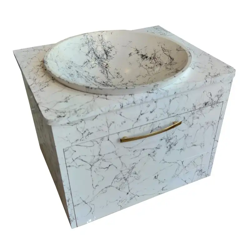 ست کابینت و روشویی سیتکا مدل TR004 به همراه آینه و باکس