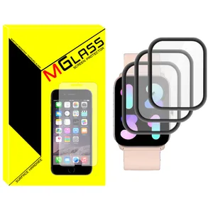 محافظ صفحه نمایش نانو ام‌گلس مدل Pmma-MG مناسب برای ساعت هوشمند ایمیلب W01 بسته سه عددی