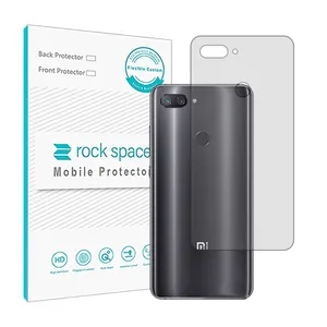 Transparent Rockspace HyGEL phone back protector suitable for Xiaomi Mi 8 Lite mobile phone
