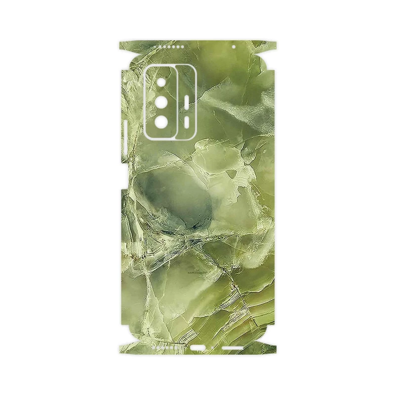 برچسب پوششی ماهوت مدل Green_Crystal_Marble-FullSkin مناسب برای گوشی موبایل شیائومی 11T 5G