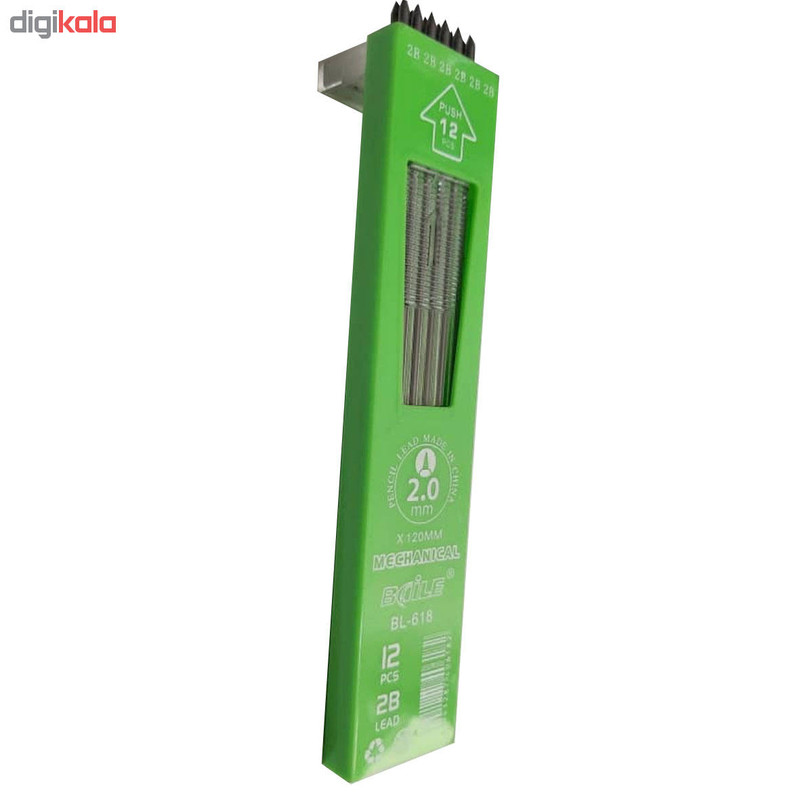 نوک مداد نوکی 2 میلی متری  مدل یونی وی کد BL618 بسته 2 عددی