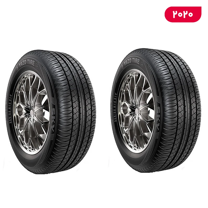 لاستیک خودرو یزد تایر مدل SKY سایز 205/55R16 - دو حلقه