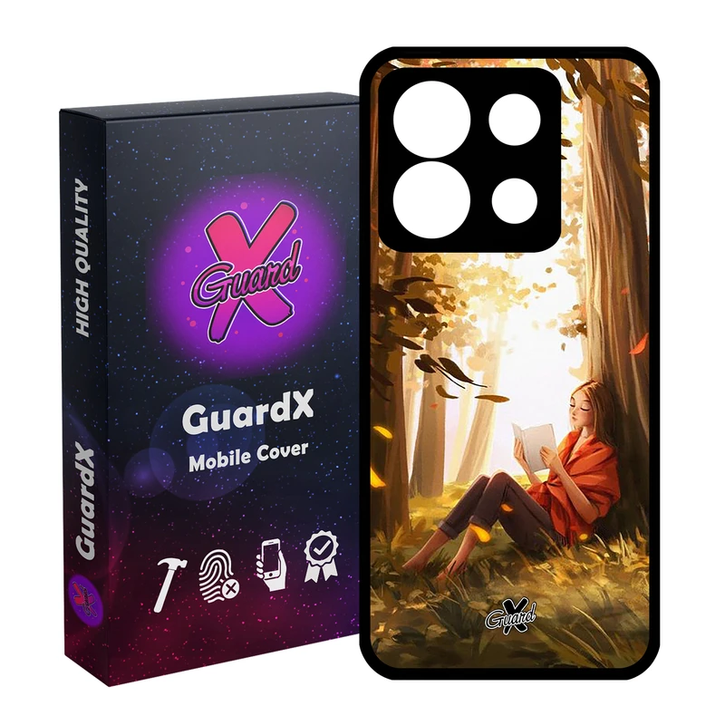 کاور گارد ایکس طرح دختر مدل Glass10276 مناسب برای گوشی موبایل شیائومی Redmi Note 13 5G