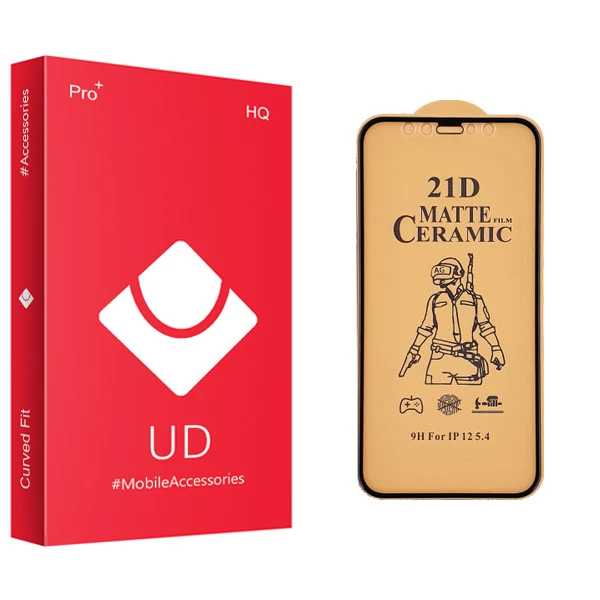 محافظ صفحه نمایش سرامیکی یو دی مدل +PRO مناسب برای گوشی موبایل اپل iPhone 12 mini