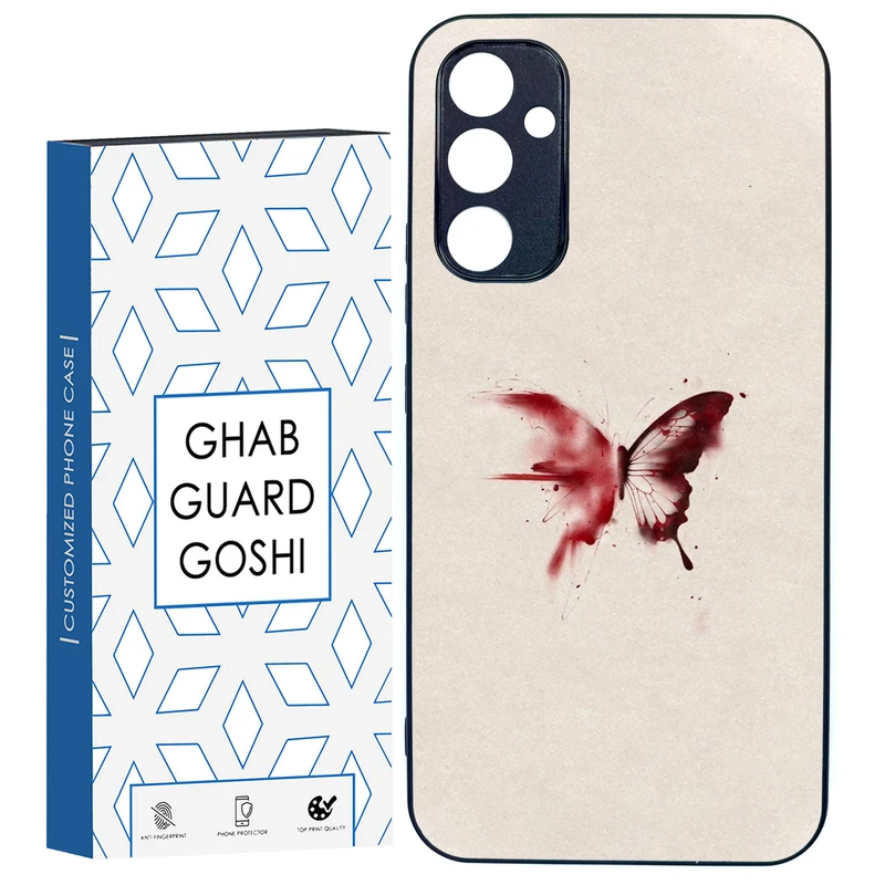 کاور قاب گارد گوشی طرح پروانه کد TPU-297 مناسب برای گوشی موبایل سامسونگ Galaxy A34