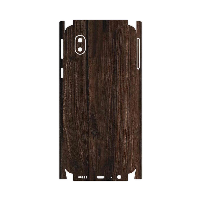 برچسب پوششی ماهوت مدل Dark_Walnut_Wood-FullSkin مناسب برای گوشی موبایل سامسونگ Galaxy A01 Core