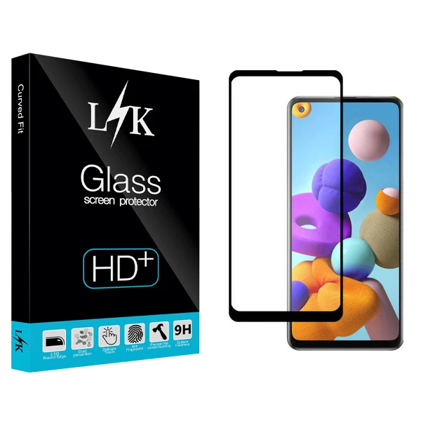 محافظ صفحه نمایش ال کی مدل +HD مناسب برای گوشی موبایل سامسونگ Galaxy A21s
