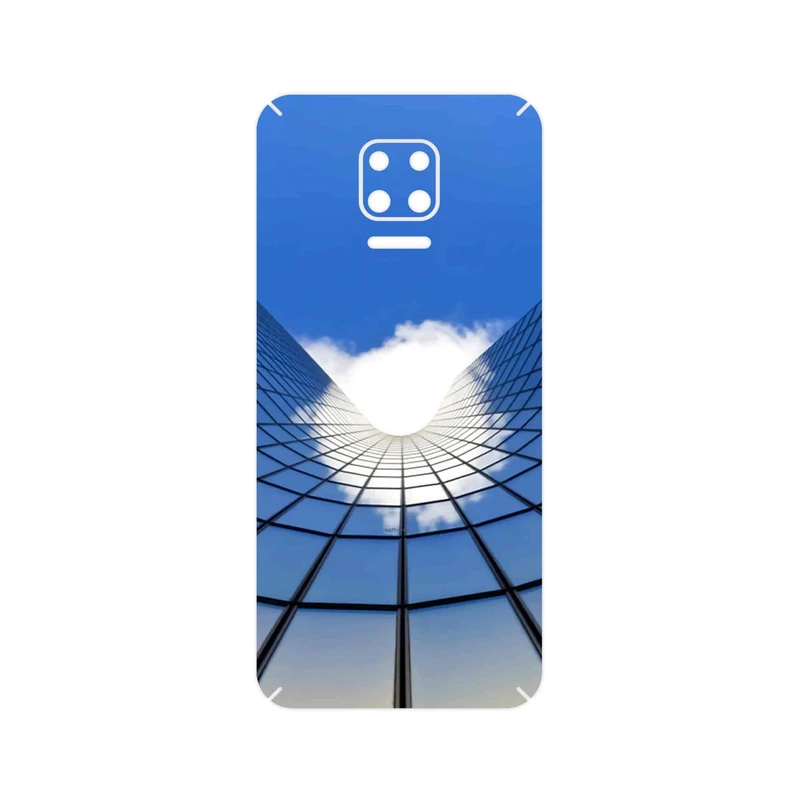 برچسب پوششی ماهوت مدل Glass skyscraper مناسب برای گوشی موبایل شیائومی Redmi Note 9S