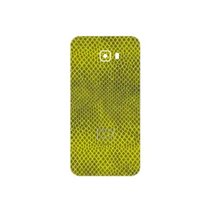 MAHOOT Yellow Snake Skin Cover Sticker for Samsung Galaxy C7 Pro