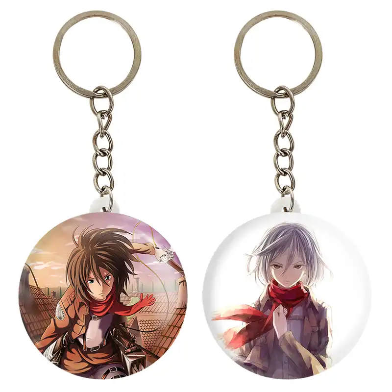 جاکلیدی خندالو مدل میکاسا اکرمن انیمه اتک آن تایتان کد 1852818523 مجموعه 2 عددی