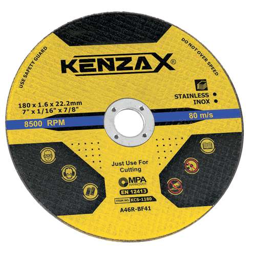 صفحه برش استیل کنزاکس مدل KCS-1180 مجموعه ده عددی