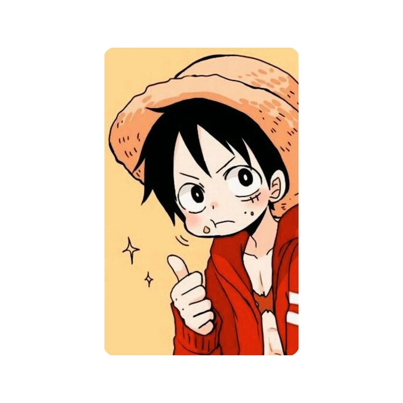 استیکر کارت مدل انیمه طرح وان پیس مانکی دی لوفی one piece Monkey D Luffy کد 6409