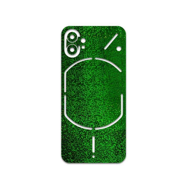 برچسب پوششی ماهوت مدل Green-Holographic مناسب برای گوشی موبایل ناتینگ Phone 1