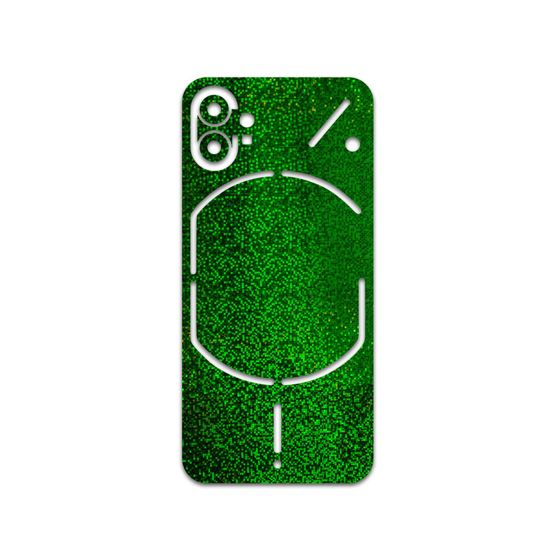 برچسب پوششی ماهوت مدل Green-Holographic مناسب برای گوشی موبایل ناتینگ Phone 1