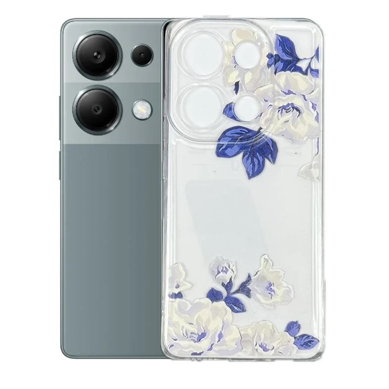 کاور طرح گل رز مناسب برای گوشی موبایل شیائومی Redmi Note 13 Pro 4g