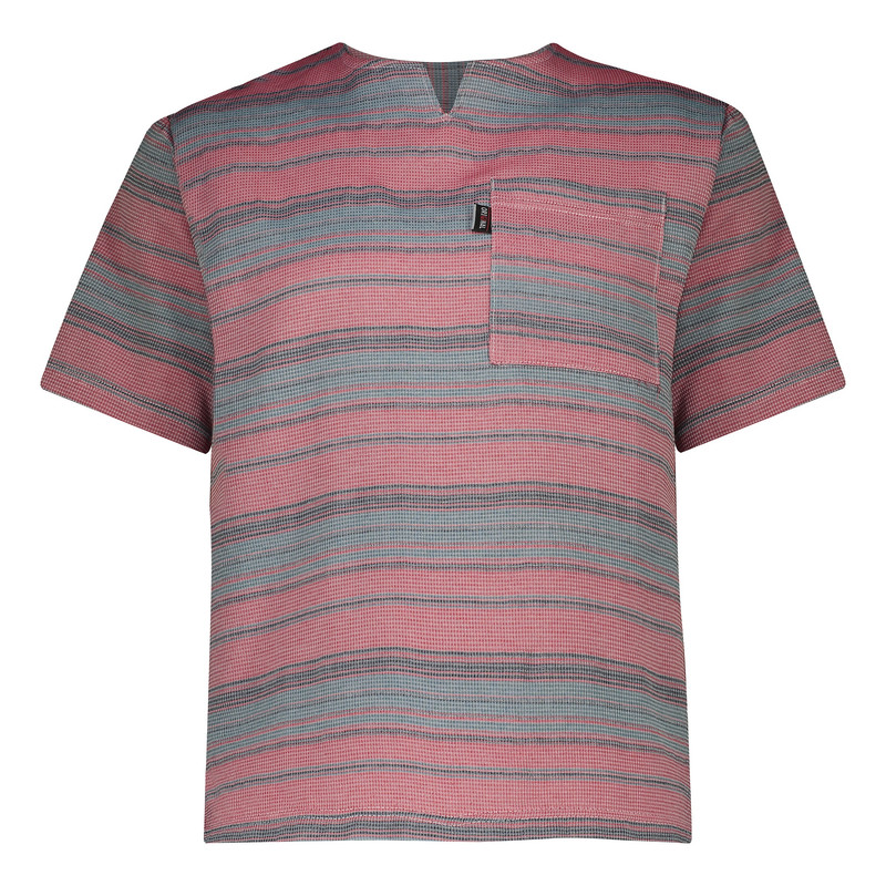 تی‌شرت آستین کوتاه مردانه یقه کوبایی