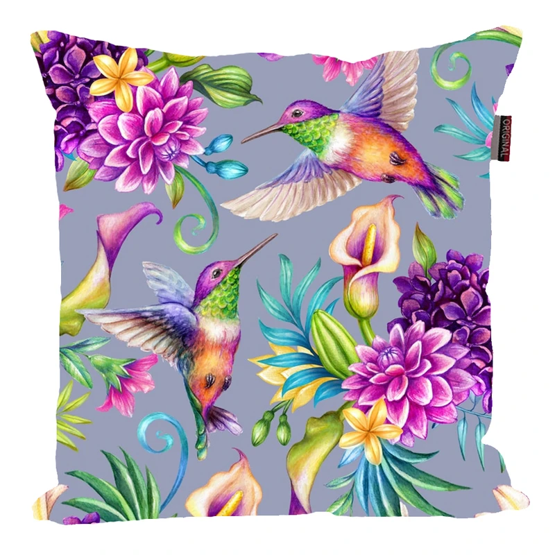 کوسن پاد آفرین مدل فانتزی طرح پرنده کد PK30667