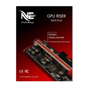 رایزر کارت گرافیک تبدیل PCI EXPRESS X1 به X16 ان ای مدل 009s PLUS