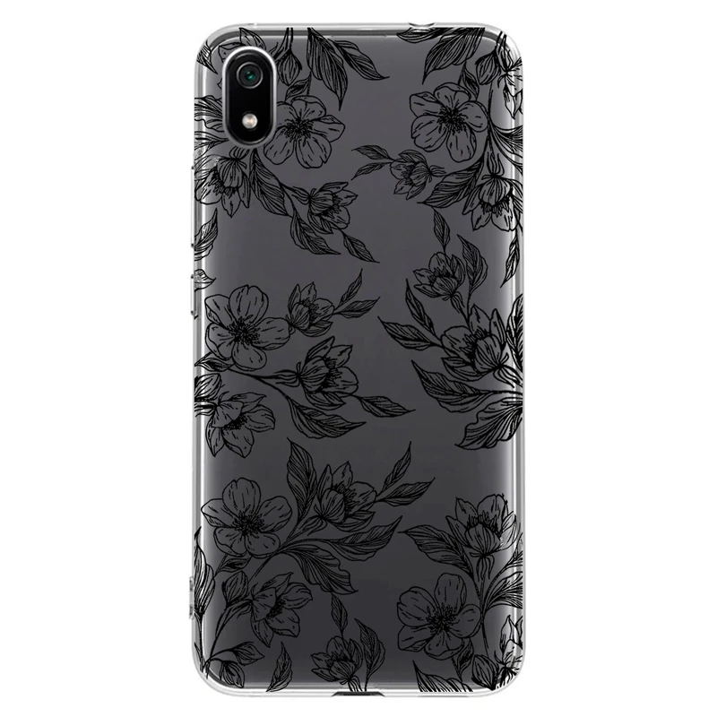 کاور مگافون طرح گل مدل C50-B مناسب برای گوشی موبایل شیائومی Redmi 7A