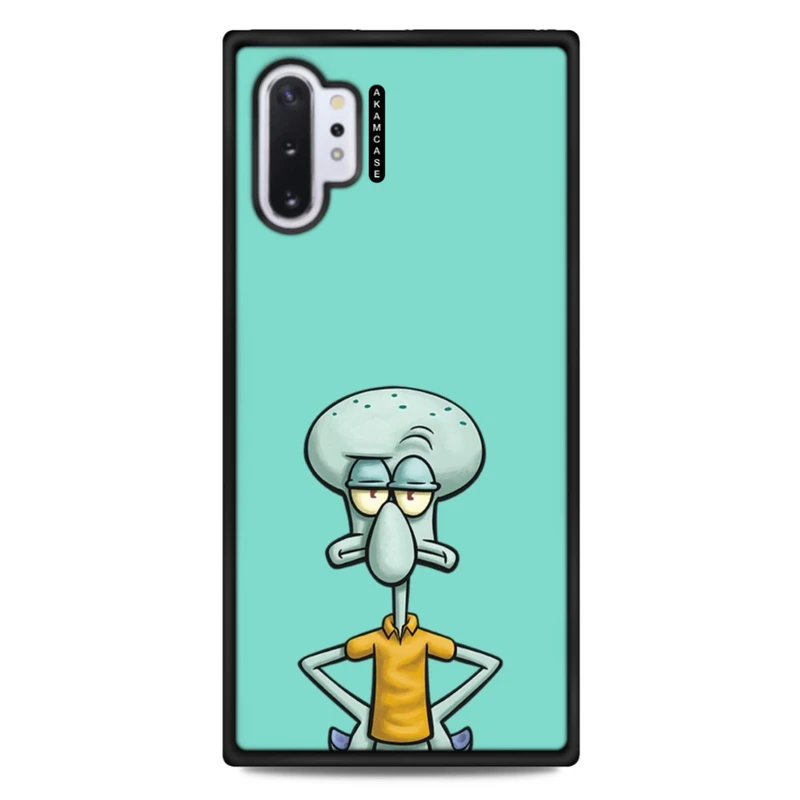 کاور آکام مدل AMC-WSGN10P-SPONGE BOB14 مناسب برای گوشی موبایل سامسونگ Galaxy Note 10 Plus