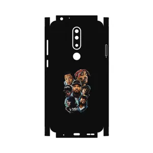 MAHOOT Great Rappers Digital Art-FullSkin Cover Sticker for Nokia 5.1 Plus