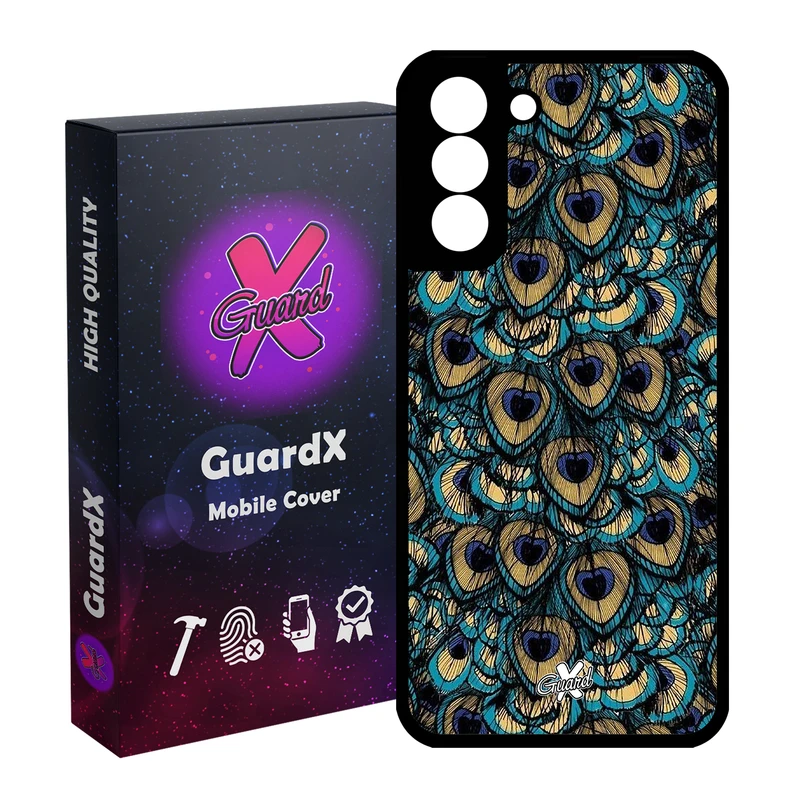 کاور گارد ایکس طرح Peacock مدل Glass10092 مناسب برای گوشی موبایل سامسونگ Galaxy S21 FE