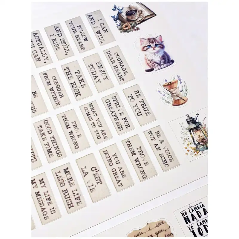 برچسب مدل Love Yourself طرح بولت ژورنال و اسکرپ بوک کد 48 بسته 2 عددی