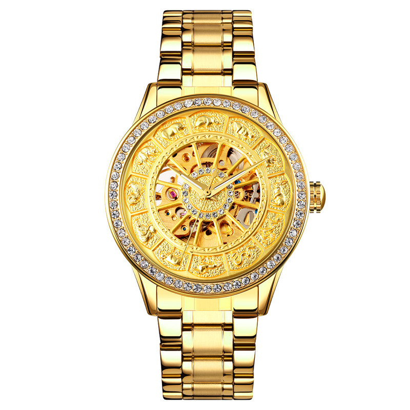 ساعت مچی عقربه ای مردانه اسکمی مدل 9228gold