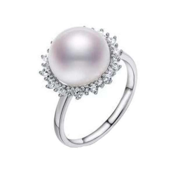 انگشتر نقره زنانه قیراط طرح مروارید کد GH4448 انگشتر نقره زنانه قیراط طرح مروارید کد GH4448