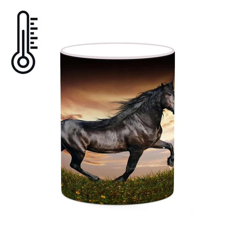 ماگ حرارتی کاکتی مدل اسب کد mgh24083