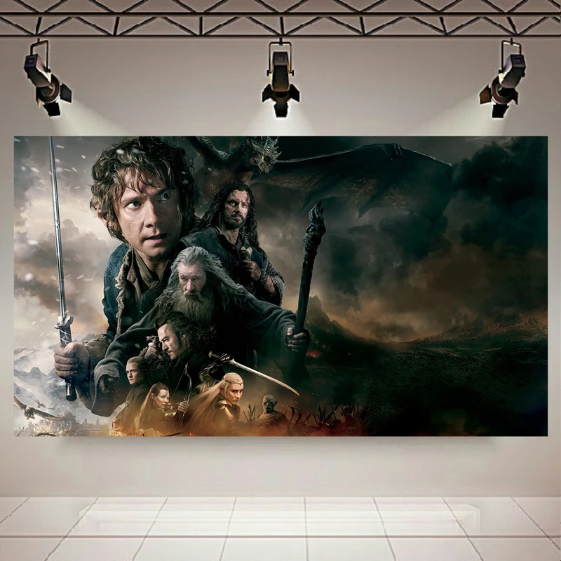 پوستر طرح ارباب حلقه ها مدل هابیت کد AR9310