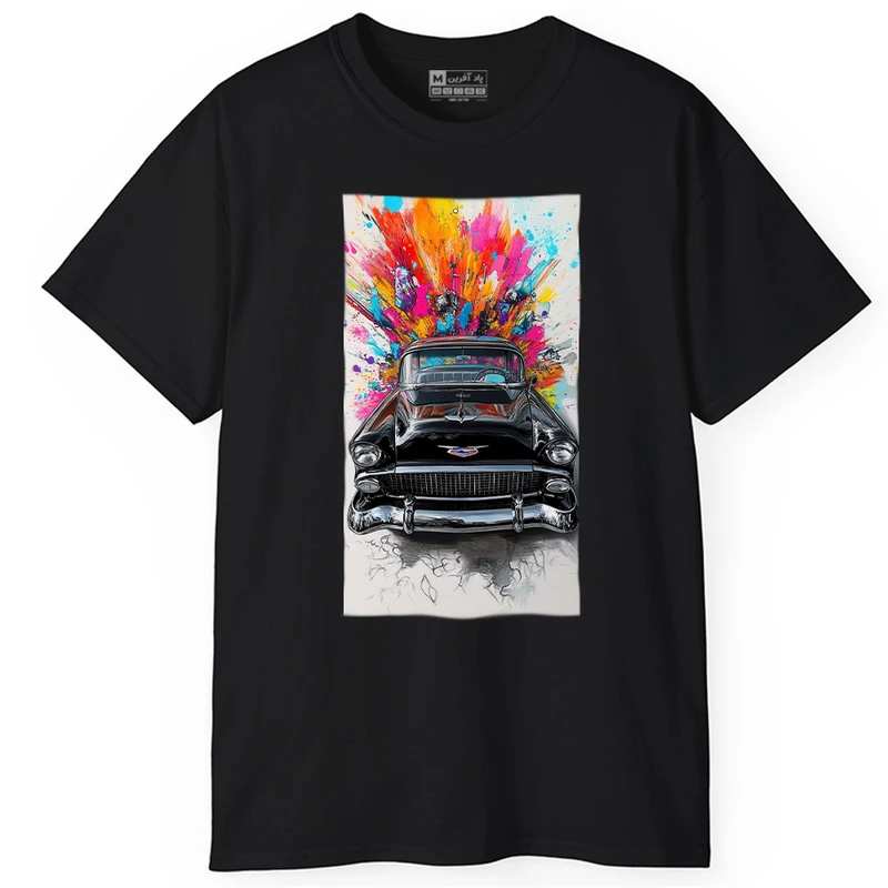 تی شرت آستین کوتاه مردانه پاد آفرین مدل کلاسیک کد PT317