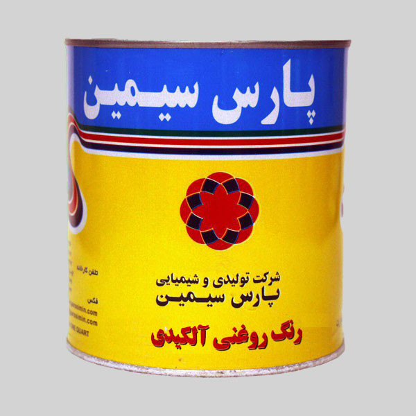  رنگ روغنی براق آلکیدی سبز پارس سیمین کد 230 وزن 1 کیلو گرم