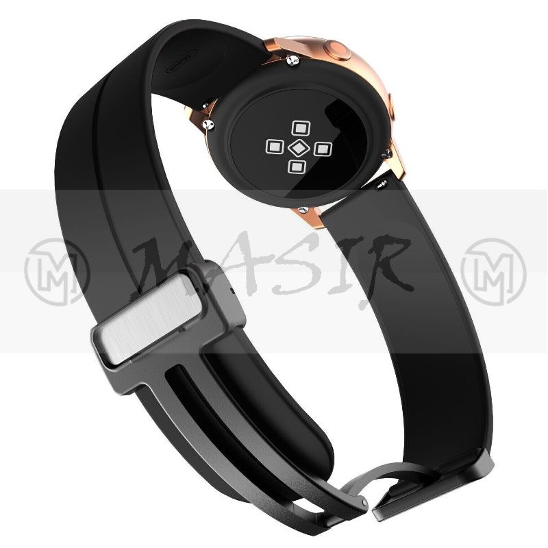 بند مسیر مدل Silicone Magnetic مناسب برای ساعت هوشمند سامسونگ Galaxy Watch 6 Classic 47mm