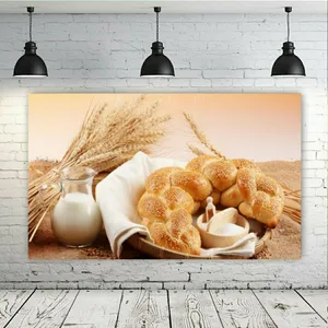 تابلو بوم طرح نان سفید مدل نان فانتزی کد SDB1929