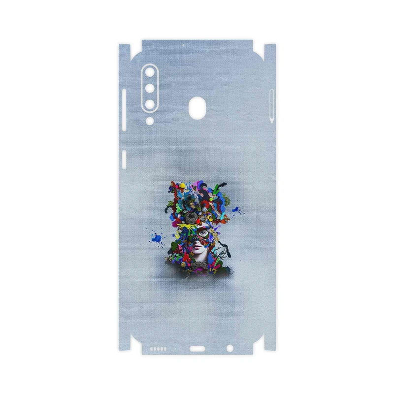 برچسب پوششی ماهوت مدل Collage of surreal Portrait of Women 4-FullSkin مناسب برای گوشی موبایل سامسونگ Galaxy M30