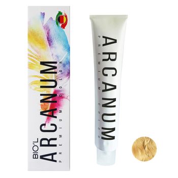 رنگ مو بیول مدل Arcanum شماره 9.3 حجم 120 میلی لیتر رنگ بلوند طلایی خیلی روشن