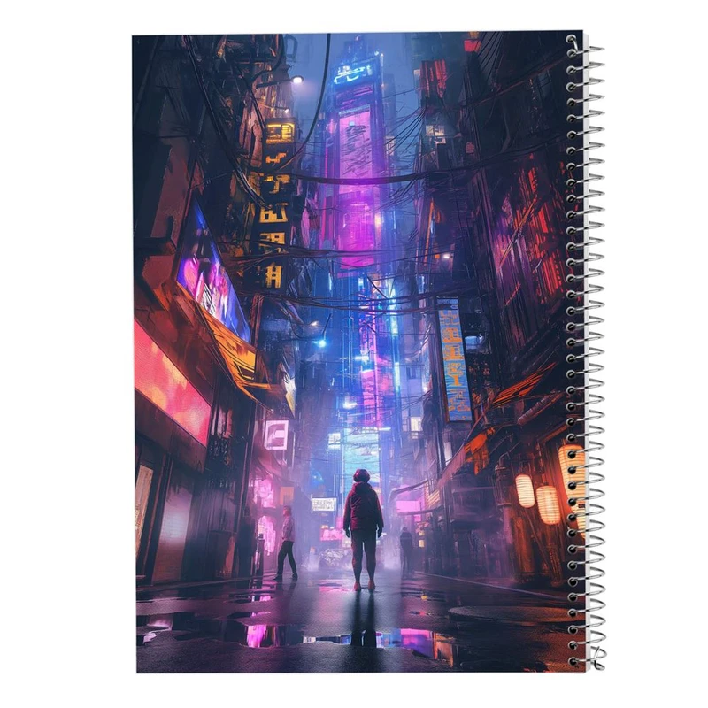 دفتر ژورنال نویسی 50 برگ مدوپد مدل نقطه ای طرح شهر کد DF17402