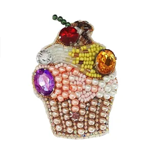 گل سینه زنانه مدل بستنی