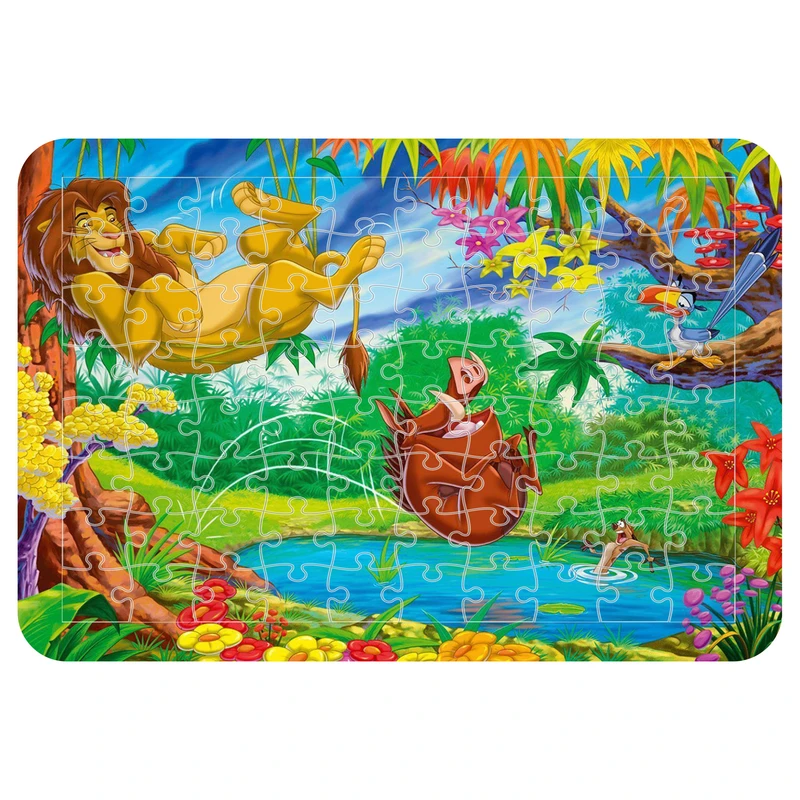 پازل 54 تکه مدل CHB1975 طرح انیمیشن شیر شاه